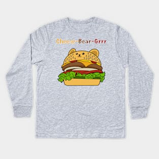 CheeseBearGrrr Kids Long Sleeve T-Shirt